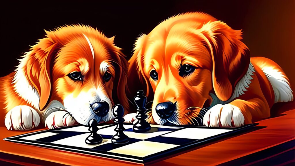 ai generated, dogs, chess-7800684.jpg